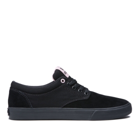 Supra Mens CHINO Black/Mauve/black Low Top Shoes | CA-14827